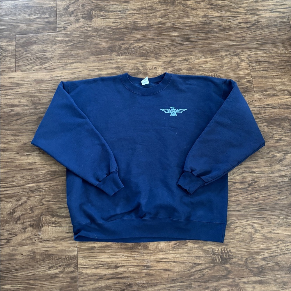 XL Keith Urban Merch Men's Navy Crewneck Sweater